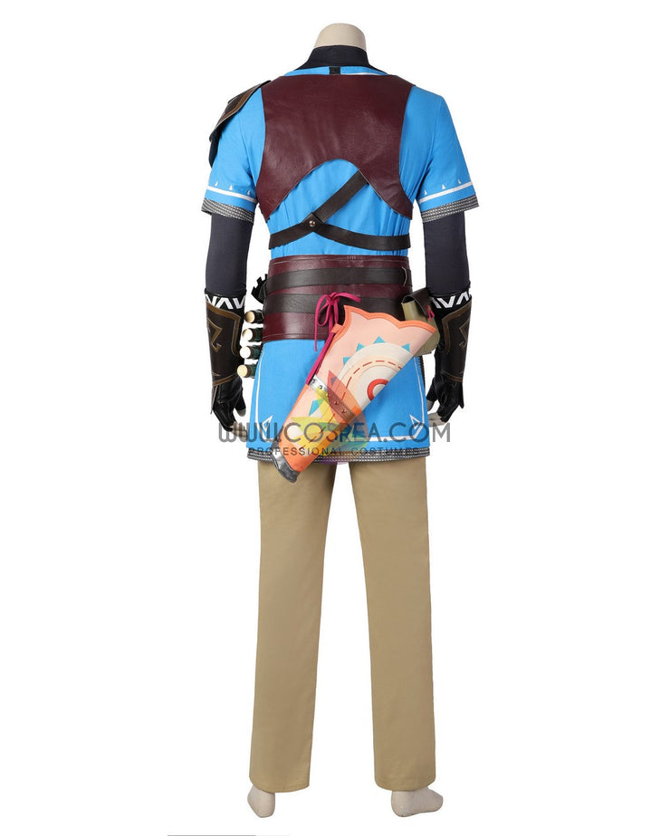 Cosrea Games Zelda Breath of the Wild 2 Tears of the Kingdom Link Cosplay Costume