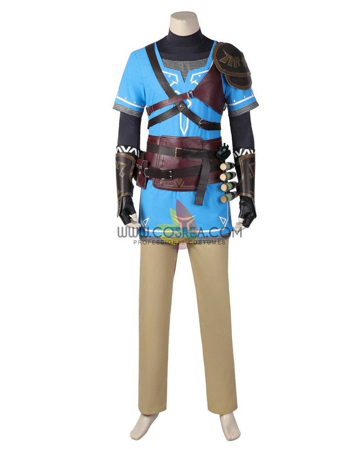 Cosrea Games Zelda Breath of the Wild 2 Tears of the Kingdom Link Cosplay Costume