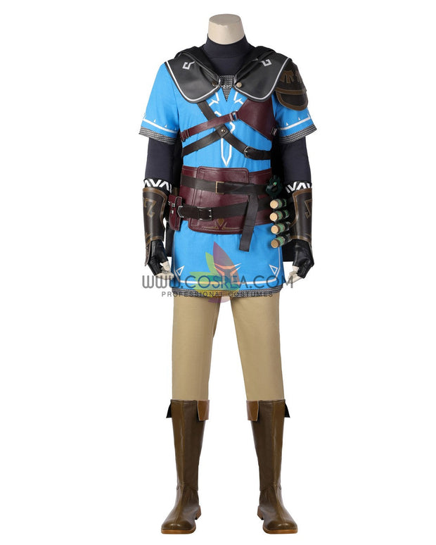 Cosrea Games Zelda Breath of the Wild 2 Tears of the Kingdom Link Cosplay Costume