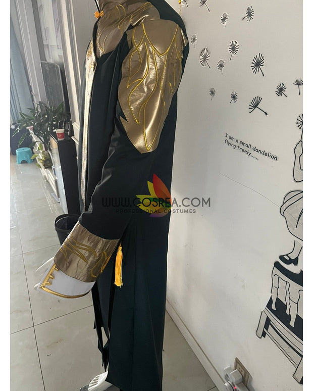 Cosrea K-O Custom Design Pine Green And Gold Embroidered Cosplay Costume