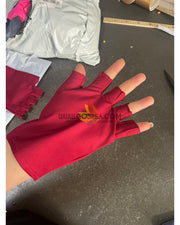 Cosrea K-O Custom Design Red And Gold Embroidered Cosplay Costume