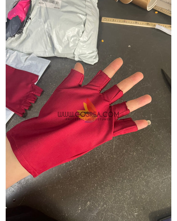 Cosrea K-O Custom Design Red And Gold Embroidered Cosplay Costume