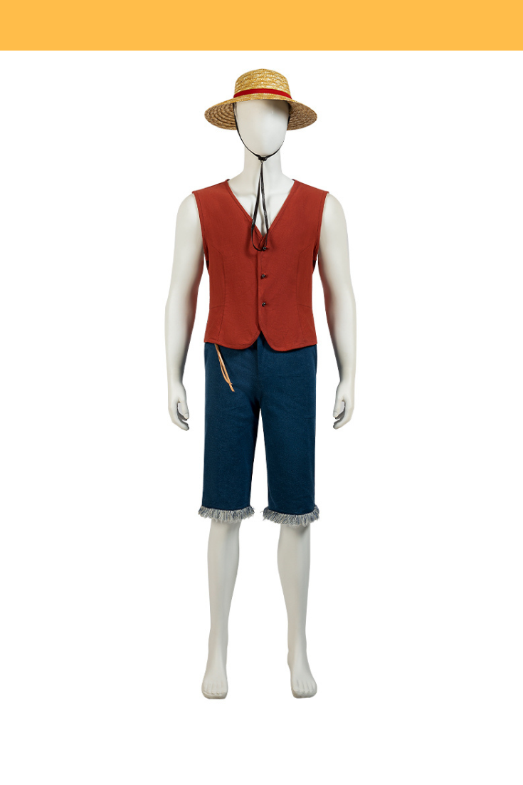 Cosrea K-O Monkey D Luffy One Piece Netflix Film Cosplay Costume