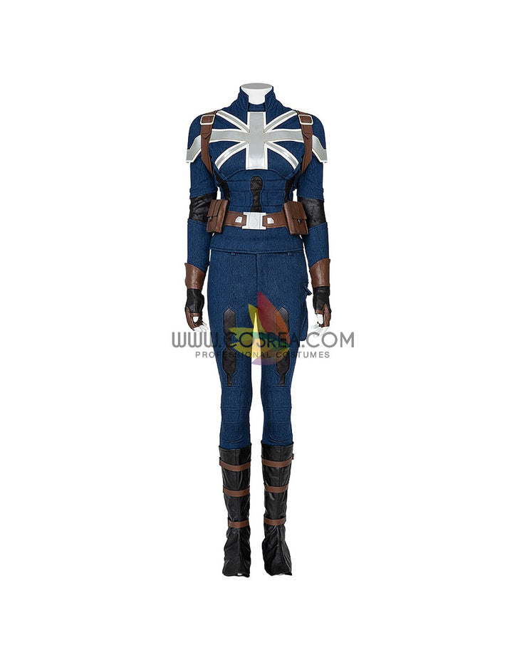 Cosrea Marvel Universe Captain Carter What If Stealthsuit Cosplay Costume