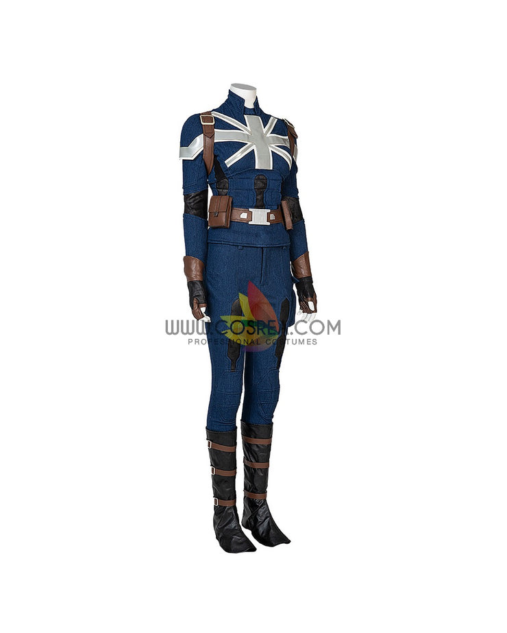 Cosrea Marvel Universe Captain Carter What If Stealthsuit Cosplay Costume
