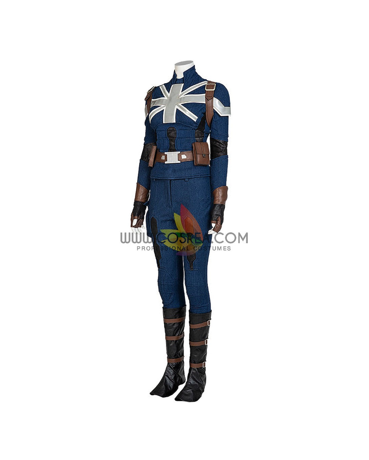 Cosrea Marvel Universe Captain Carter What If Stealthsuit Cosplay Costume