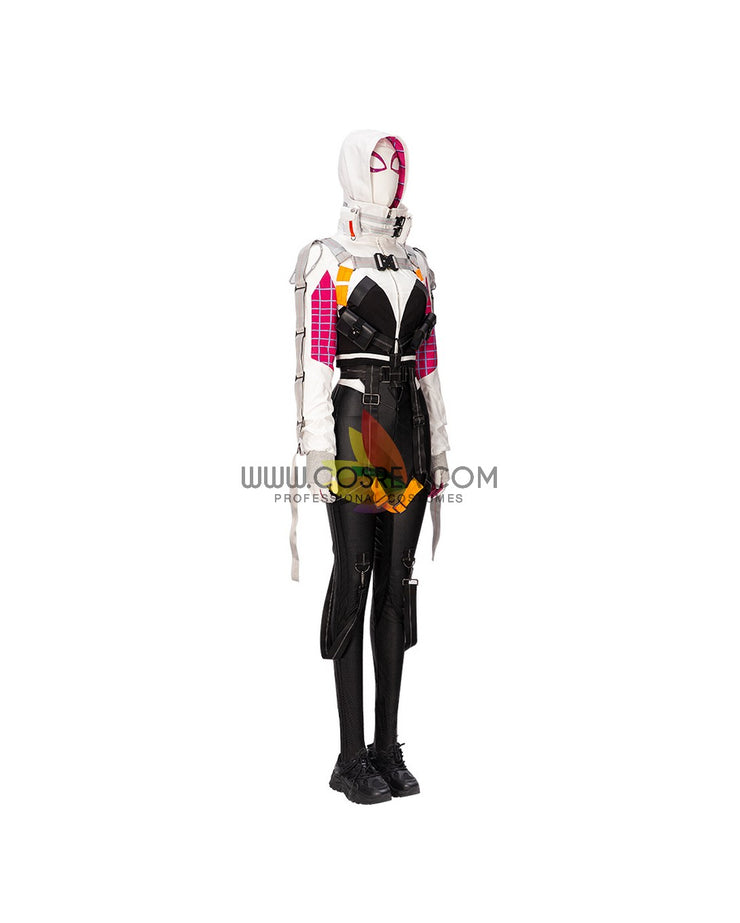 Cosrea Marvel Universe Gwenpool PU Leather Cosplay Costume