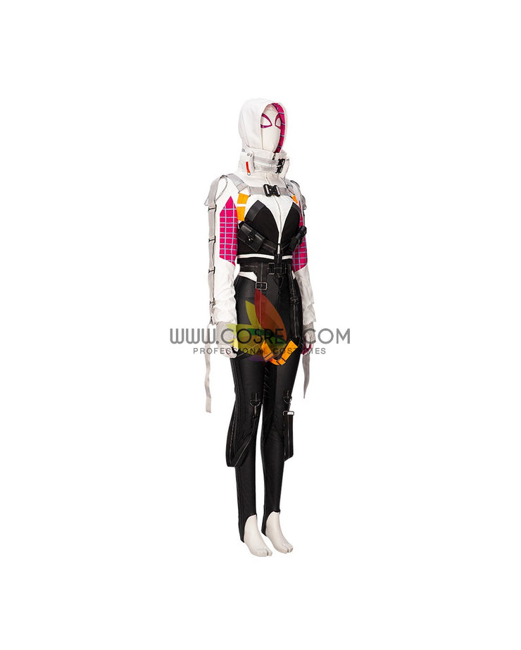 Cosrea Marvel Universe Gwenpool PU Leather Cosplay Costume