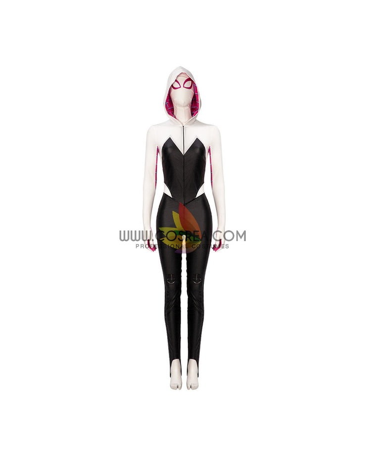 Cosrea Marvel Universe Gwenpool PU Leather Cosplay Costume