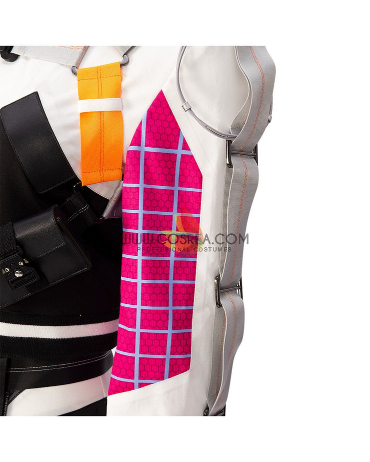 Cosrea Marvel Universe Gwenpool PU Leather Cosplay Costume
