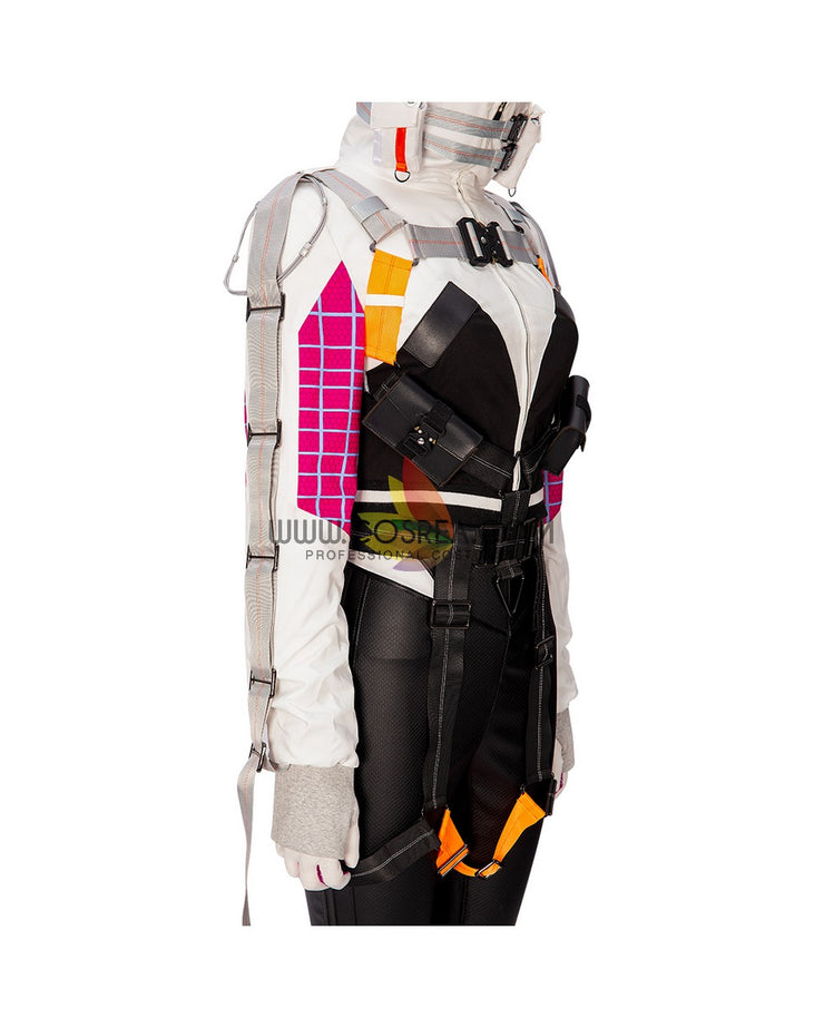 Cosrea Marvel Universe Gwenpool PU Leather Cosplay Costume