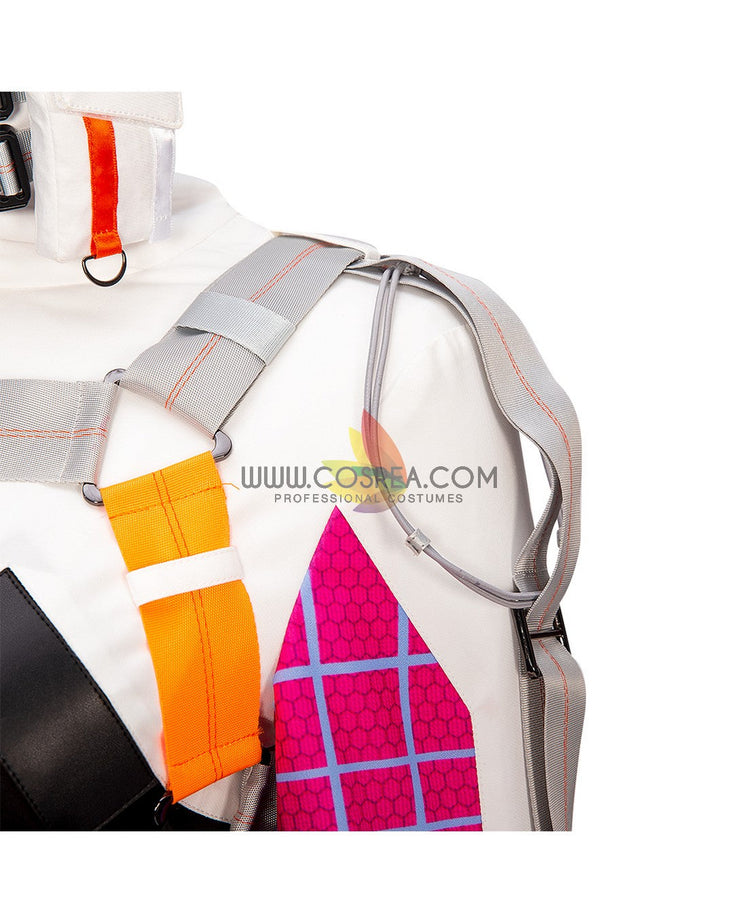 Cosrea Marvel Universe Gwenpool PU Leather Cosplay Costume