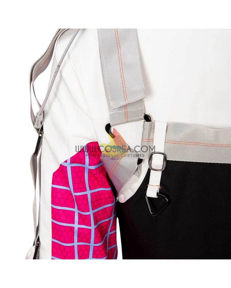 Cosrea Marvel Universe Gwenpool PU Leather Cosplay Costume