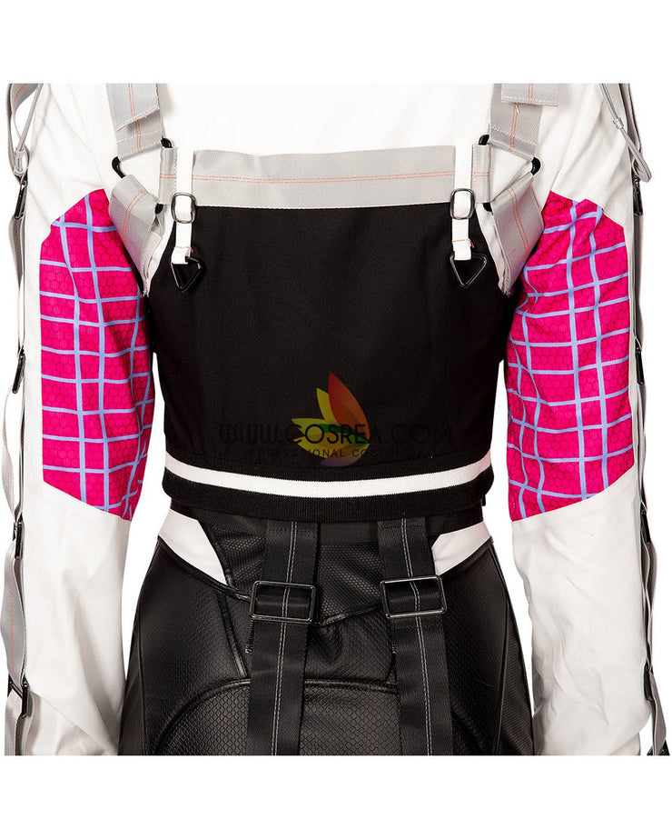Cosrea Marvel Universe Gwenpool PU Leather Cosplay Costume