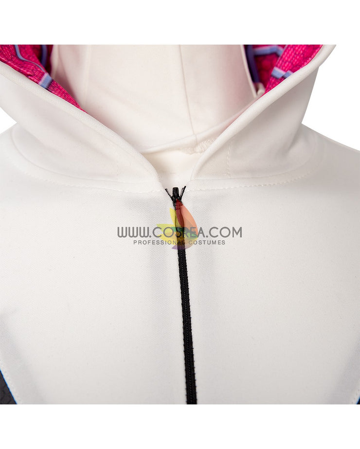 Cosrea Marvel Universe Gwenpool PU Leather Cosplay Costume