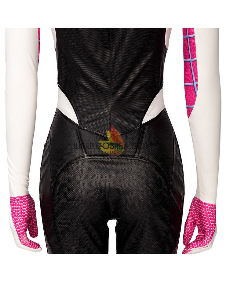 Cosrea Marvel Universe Gwenpool PU Leather Cosplay Costume