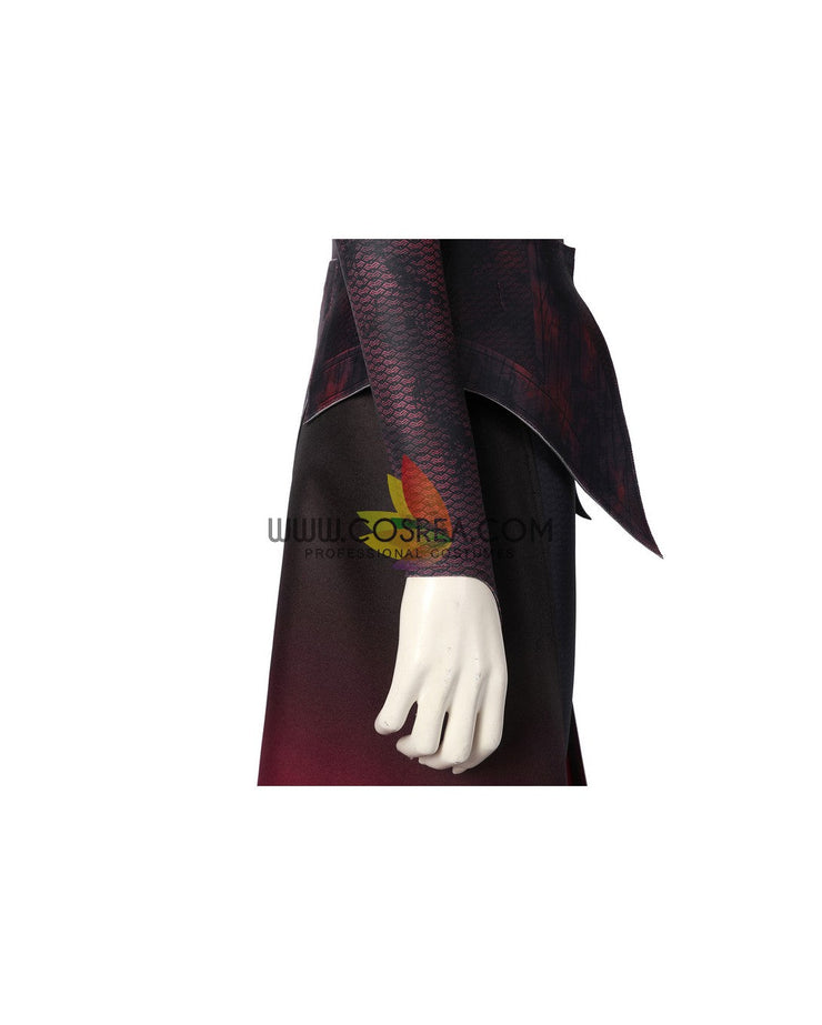 Cosrea Marvel Universe Marvel Dark Scarlet Witch Digital Printed Cosplay Costume