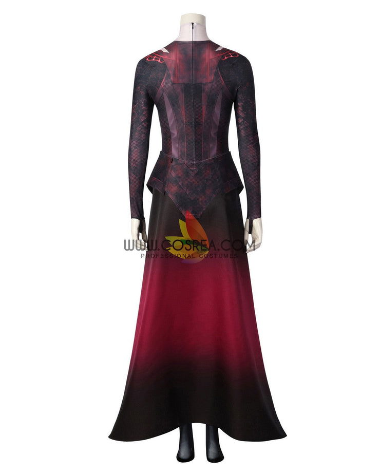 Cosrea Marvel Universe Marvel Dark Scarlet Witch Digital Printed Cosplay Costume