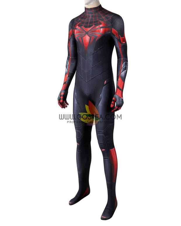 Cosrea Marvel Universe Marvel Miles Morales PS5 Game Version Digital Printed Cosplay Costume