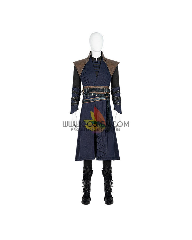 Cosrea Marvel Universe Sinister Strange Blue Version Cosplay Costume
