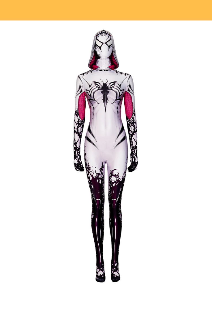 Cosrea Marvel Universe Spider Gwen Anti-Venom Digital Printed Cosplay Costume