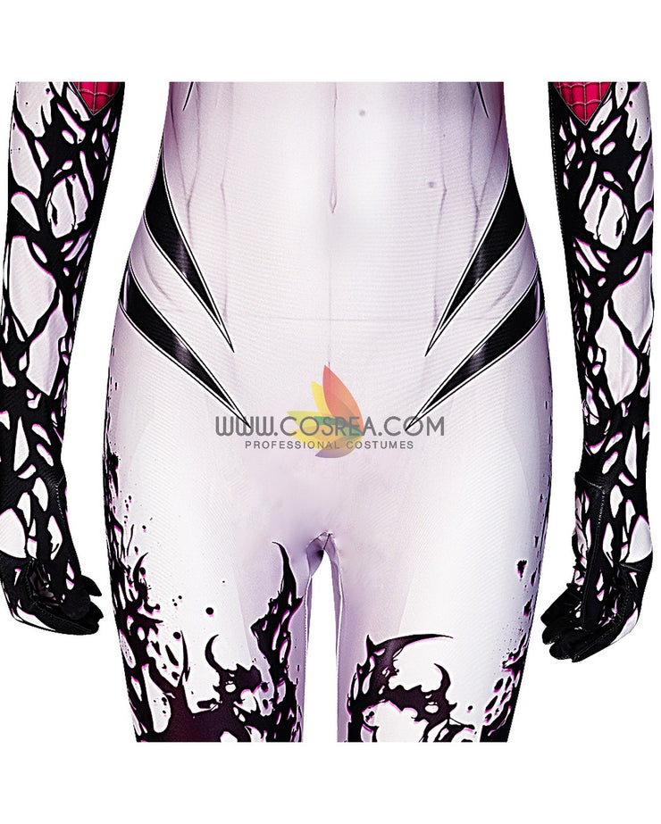 Cosrea Marvel Universe Spider Gwen Anti-Venom Digital Printed Cosplay Costume