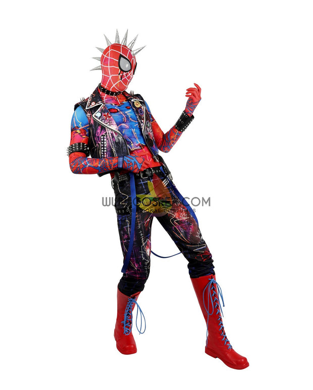 Cosrea Marvel Universe Spider Punk Across The Spider-Verse Cosplay Costume