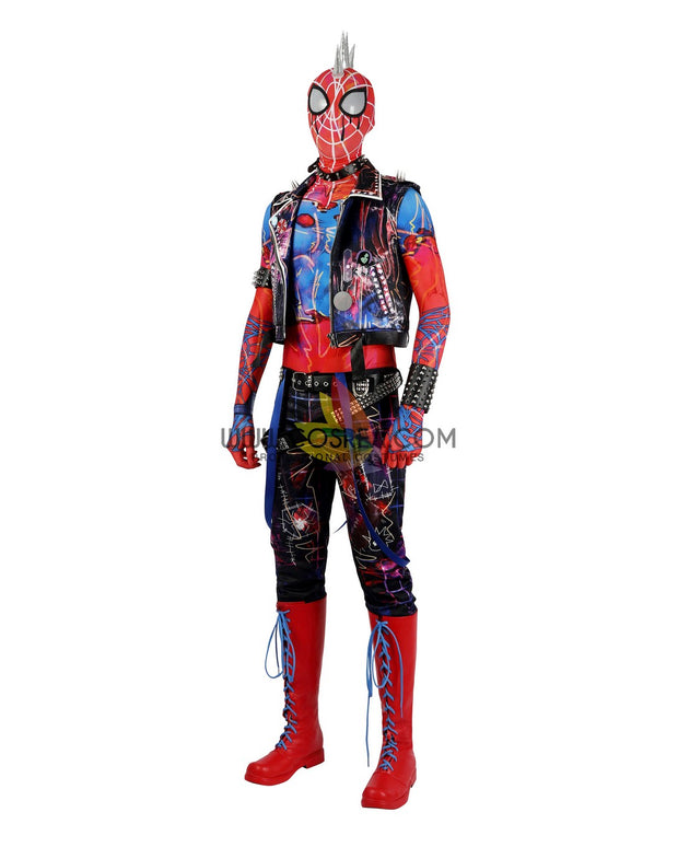 Cosrea Marvel Universe Spider Punk Across The Spider-Verse Cosplay Costume