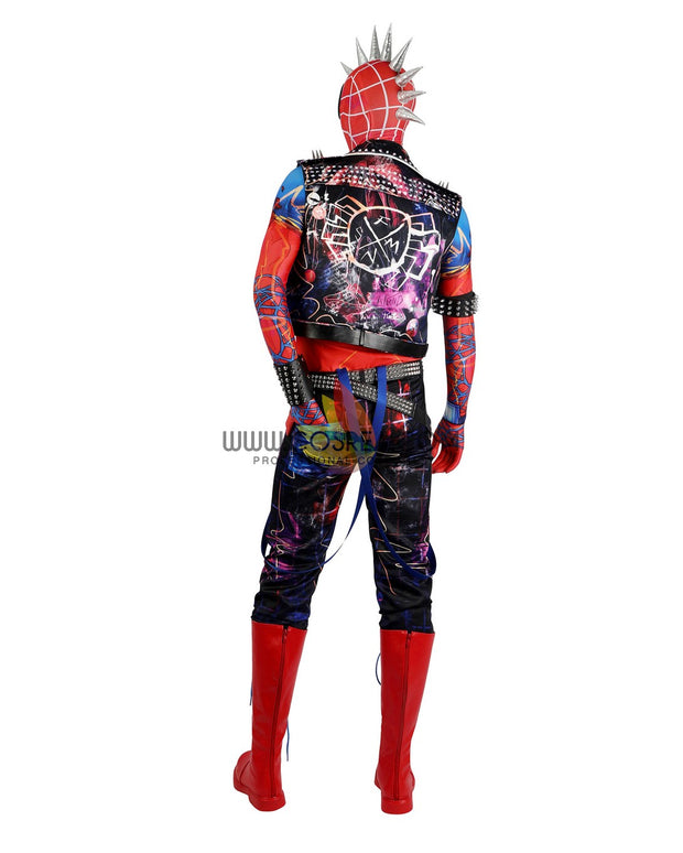 Cosrea Marvel Universe Spider Punk Across The Spider-Verse Cosplay Costume