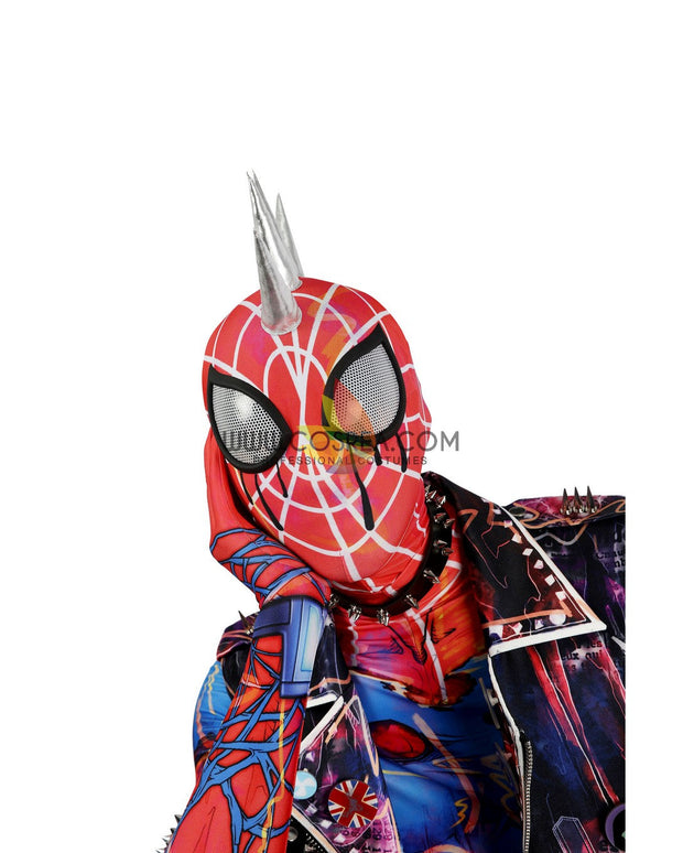 Cosrea Marvel Universe Spider Punk Across The Spider-Verse Cosplay Costume