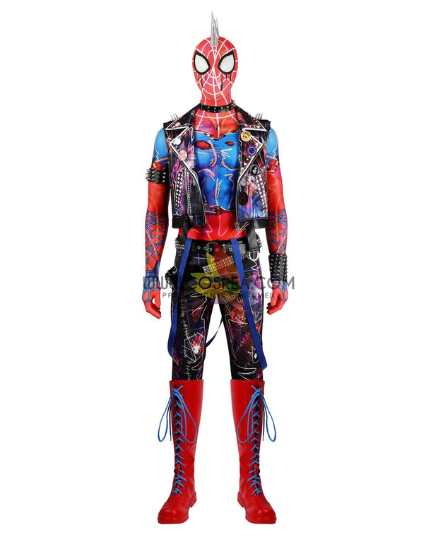 Cosrea Marvel Universe Spider Punk Across The Spider-Verse Cosplay Costume