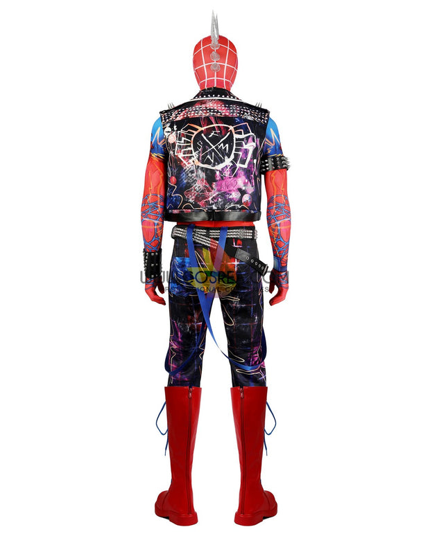 Cosrea Marvel Universe Spider Punk Across The Spider-Verse Cosplay Costume