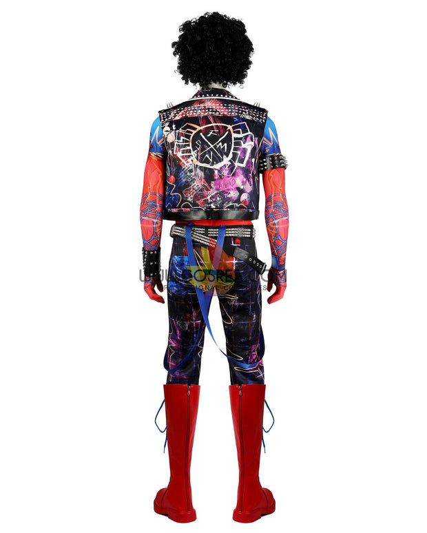 Cosrea Marvel Universe Spider Punk Across The Spider-Verse Cosplay Costume