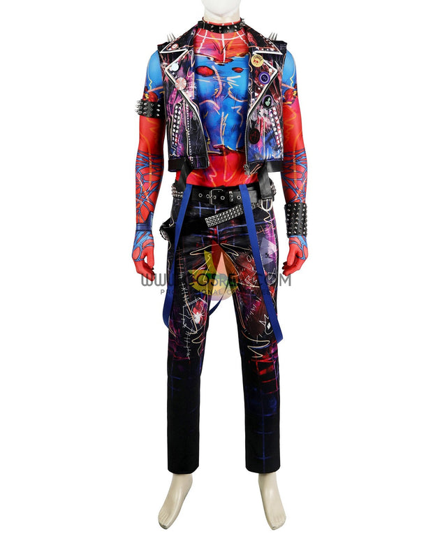 Cosrea Marvel Universe Spider Punk Across The Spider-Verse Cosplay Costume