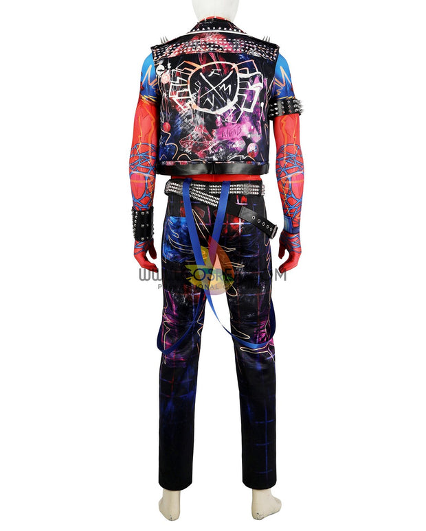 Cosrea Marvel Universe Spider Punk Across The Spider-Verse Cosplay Costume