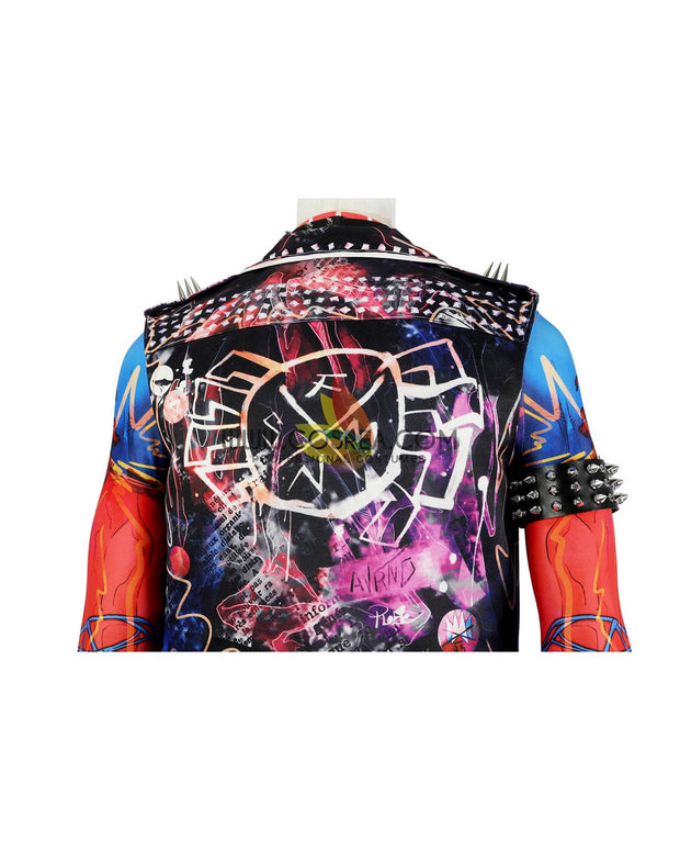 Cosrea Marvel Universe Spider Punk Across The Spider-Verse Cosplay Costume