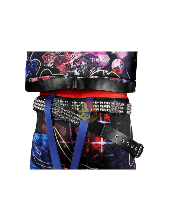 Cosrea Marvel Universe Spider Punk Across The Spider-Verse Cosplay Costume