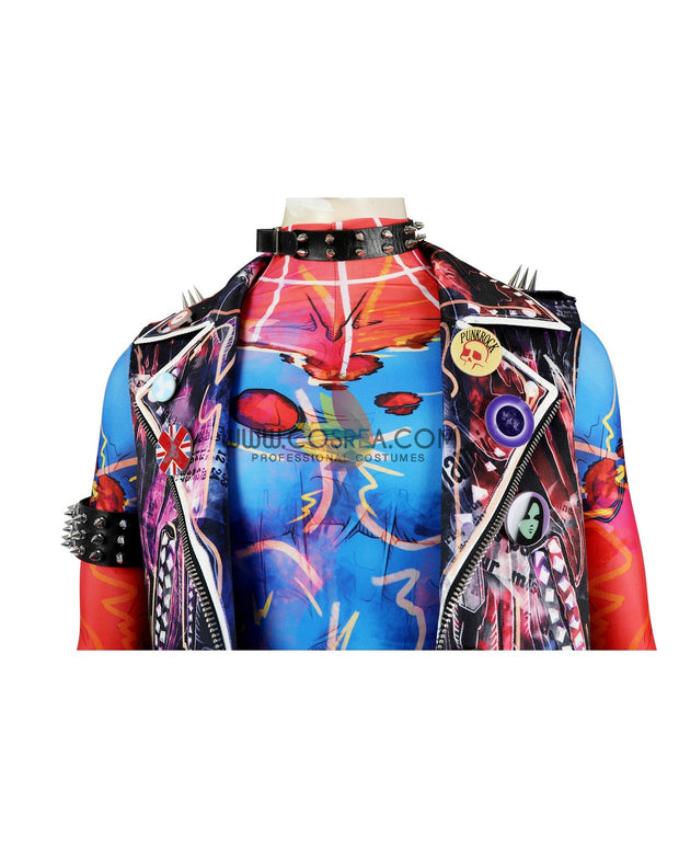 Cosrea Marvel Universe Spider Punk Across The Spider-Verse Cosplay Costume