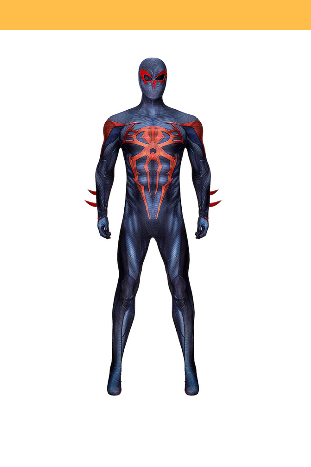 Cosrea Marvel Universe Spiderman 2099-V2 Digital Printed Cosplay Costume