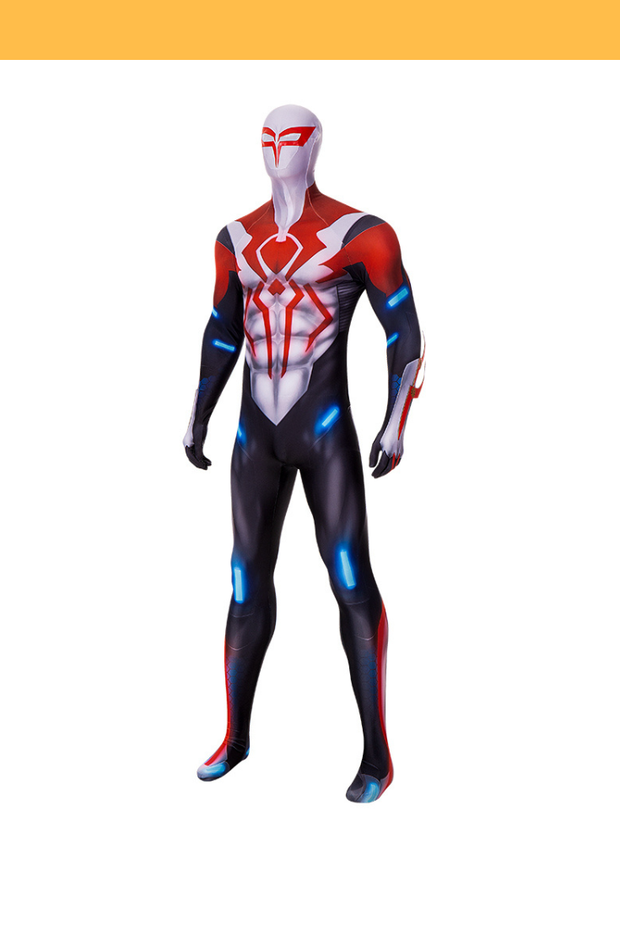 Cosrea Marvel Universe Spiderman 2099-V3 Digital Printed Cosplay Costume