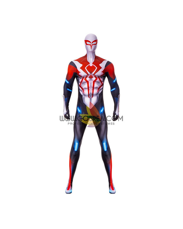 Cosrea Marvel Universe Spiderman 2099-V3 Digital Printed Cosplay Costume