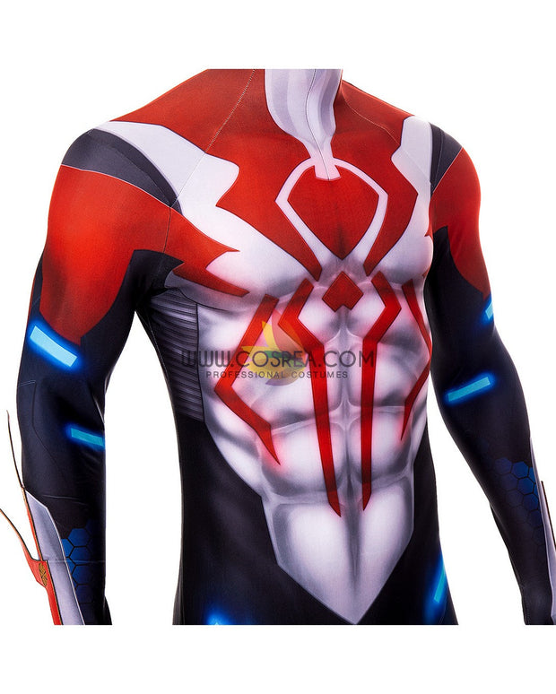 Cosrea Marvel Universe Spiderman 2099-V3 Digital Printed Cosplay Costume