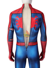 Cosrea Marvel Universe Spiderman Battle Torn Version Digital Printed Cosplay Costume