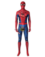 Cosrea Marvel Universe Spiderman Battle Torn Version Digital Printed Cosplay Costume