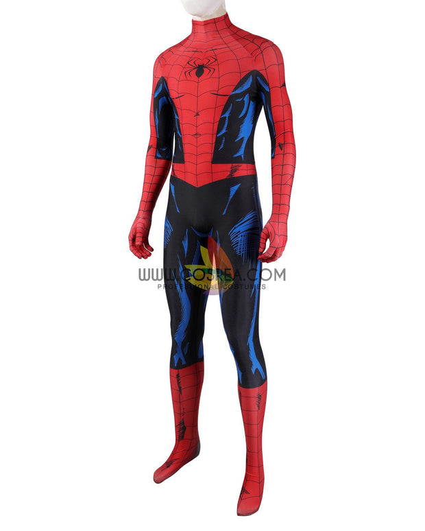 Cosrea Marvel Universe Spiderman Classic Comic Digital Printed Cosplay Costume