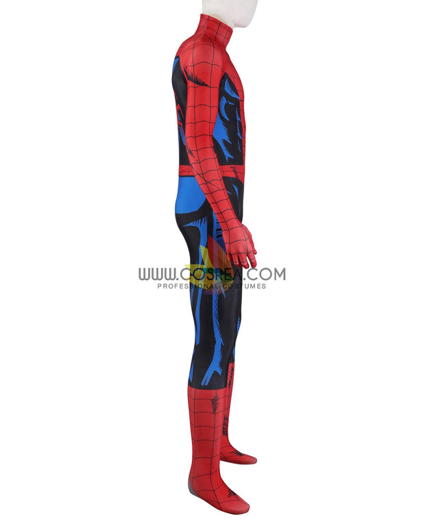 Cosrea Marvel Universe Spiderman Classic Comic Digital Printed Cosplay Costume
