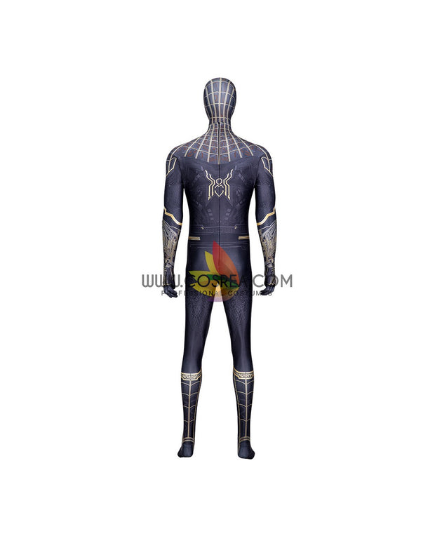 Cosrea Marvel Universe Spiderman No Way Home Black Version Digital Printed Cosplay Costume