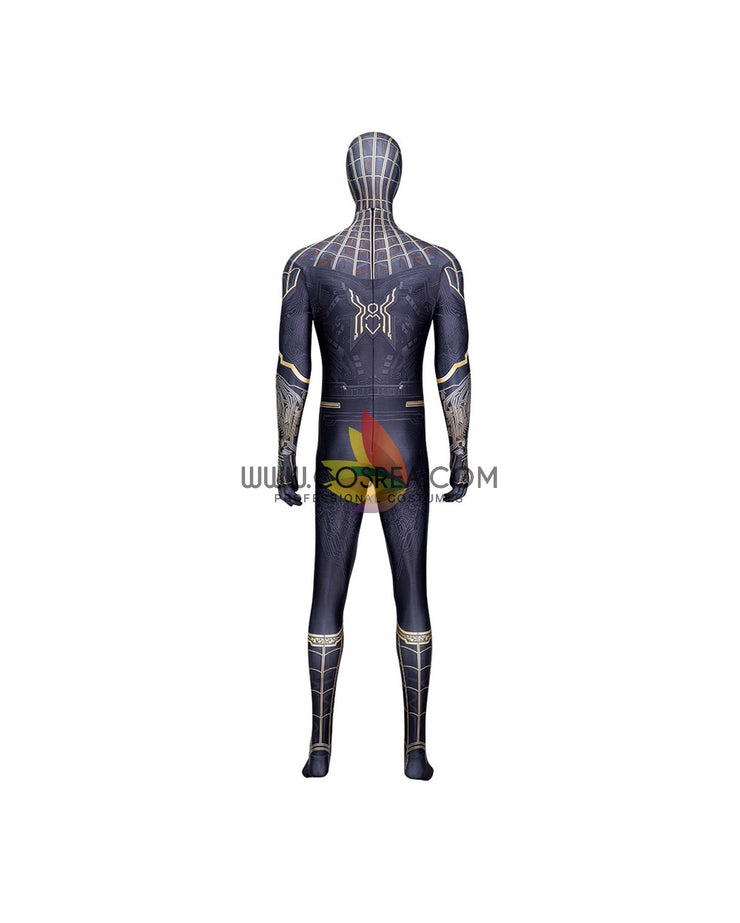 Cosrea Marvel Universe Spiderman No Way Home Black Version Digital Printed Cosplay Costume
