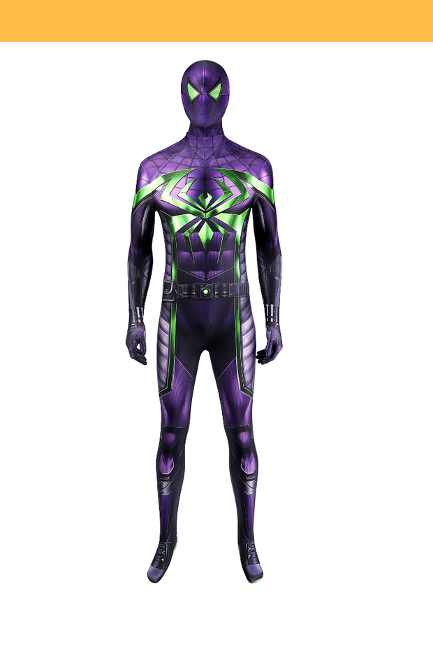 Cosrea Marvel Universe Spiderman Purple Reign Digital Printed Cosplay Costume