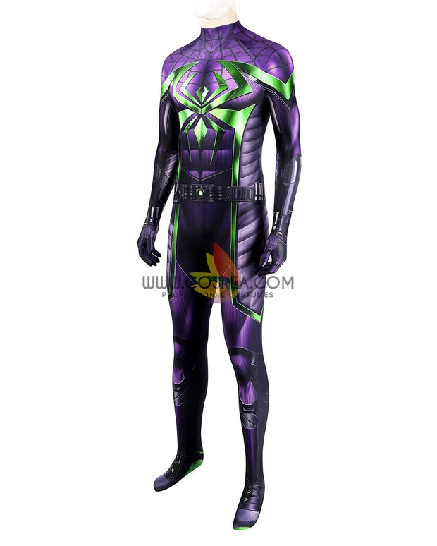 Cosrea Marvel Universe Spiderman Purple Reign Digital Printed Cosplay Costume